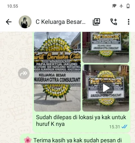 Pengiriman Papan Bunga Duka Cibinong