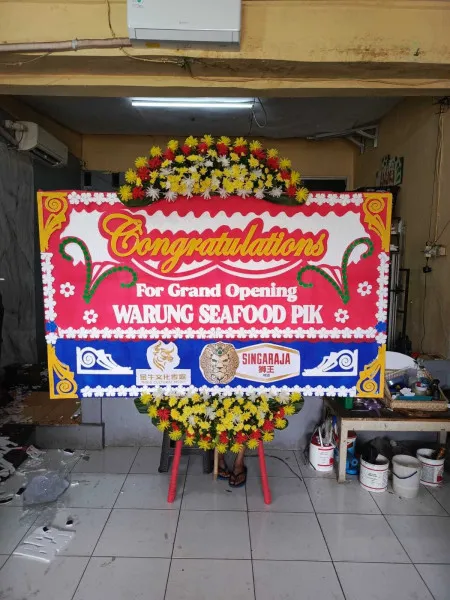 Papan Bunga Ucapan Selamat Cibinong
