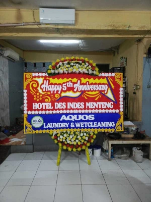 Papan Bunga di Cibinong