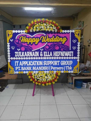 Papan Bunga di Cibinong